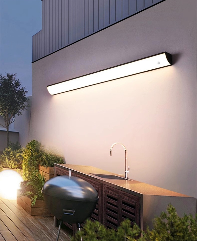 Outdoor Power Strip Weatherproof - Wodoodporna lampa ścienna LED IP65 zewnętrzna