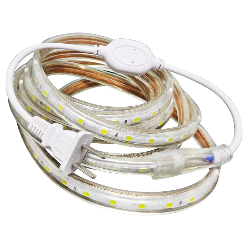 AC220V SMD 5050 LED Strips Lig – Outdoor Power Strip Weatherproof recenzja i cena